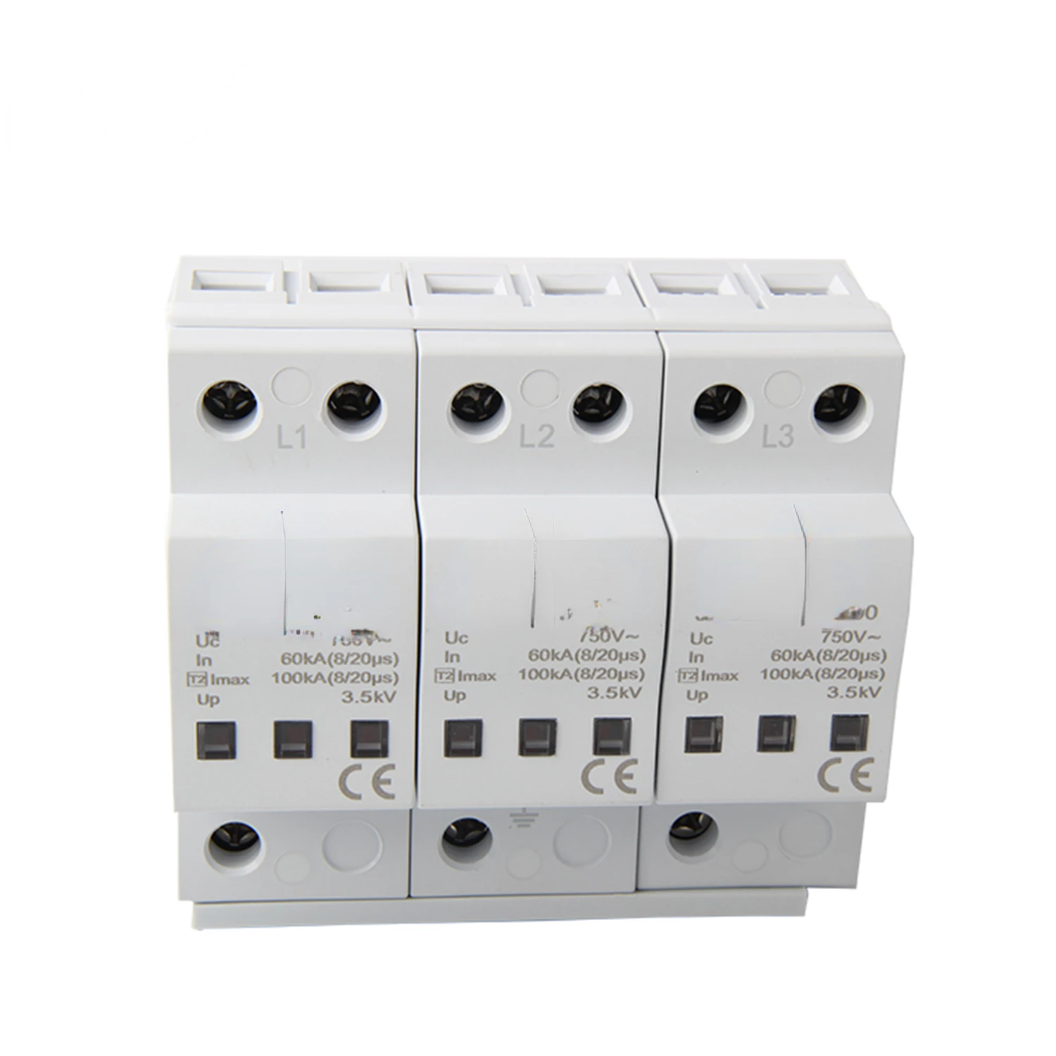 

ac power surge arrester 100ka type 2 surge protection device
