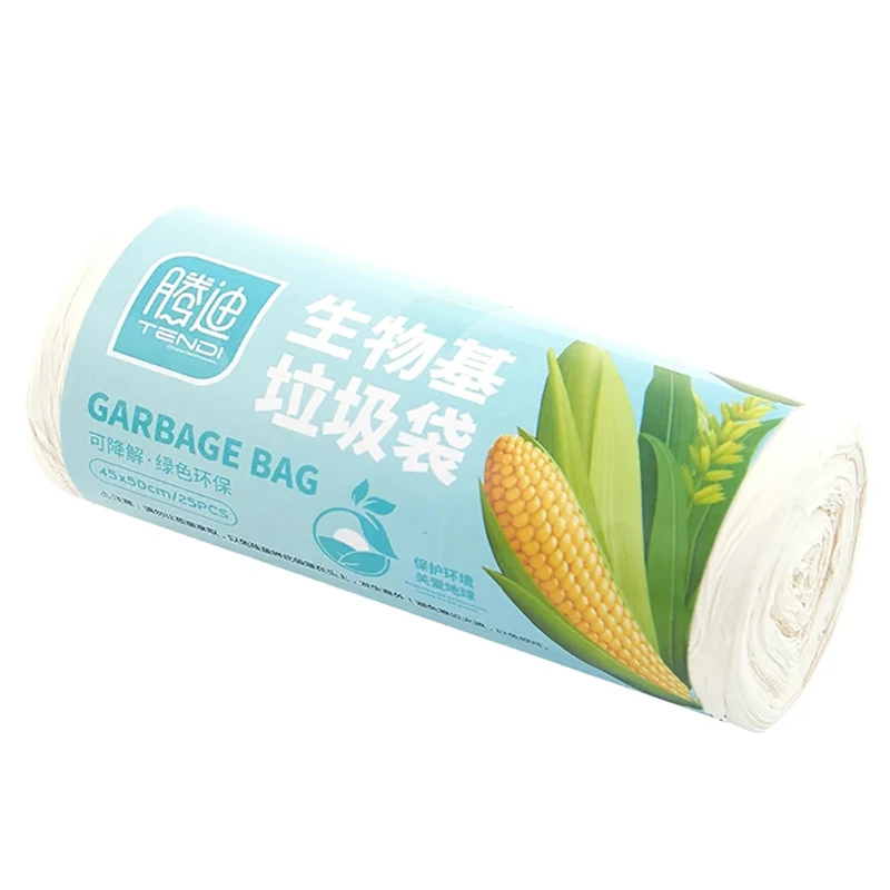 

Corn biodegradable household garbage bags classified disposable toilet cleaning kitchen trash bags thicker plastic bags break