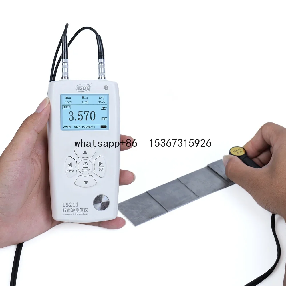 LS211 600 мм разрешение 0 001 высокоточный ультразвуковой толщиномер цена мультизонд