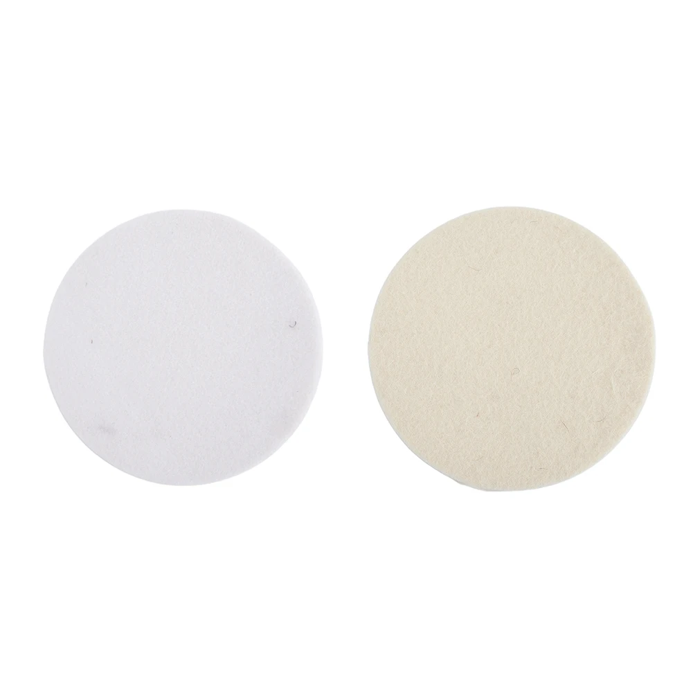 

2pcs Car Wool Polishing Pads Wheel Felt Wheel Grinding Plate Elf-Adhesive Wool Wheel Pad For Polisher Mats 1/2/3/4/5/6/7 Inch
