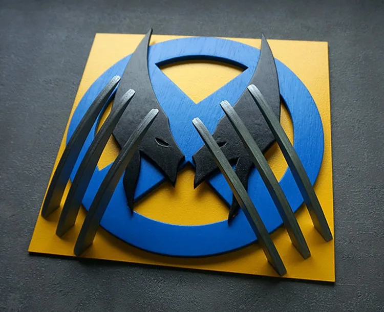 Marvel Hero Росомаха 3D картина аниме Человек-паук Дэдпул Халк Веном детская спальня