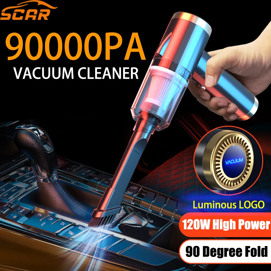 

Беспроводной автомобильный пылесос, 90000 Па