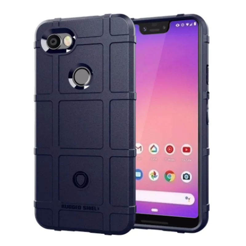 

Armor Heavy Matte Cover for Google Pixel 3 XL Shockproof Thick Shield Case for pixel 3xl Anti Knock Soft Silicone Cases