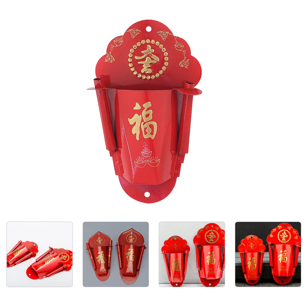 

Burner Wallholder Chinese Censer Ornament Hanging Decoration Decor Home Charcoal Mounted Cones Traditional Tibetan Yearnew Fu