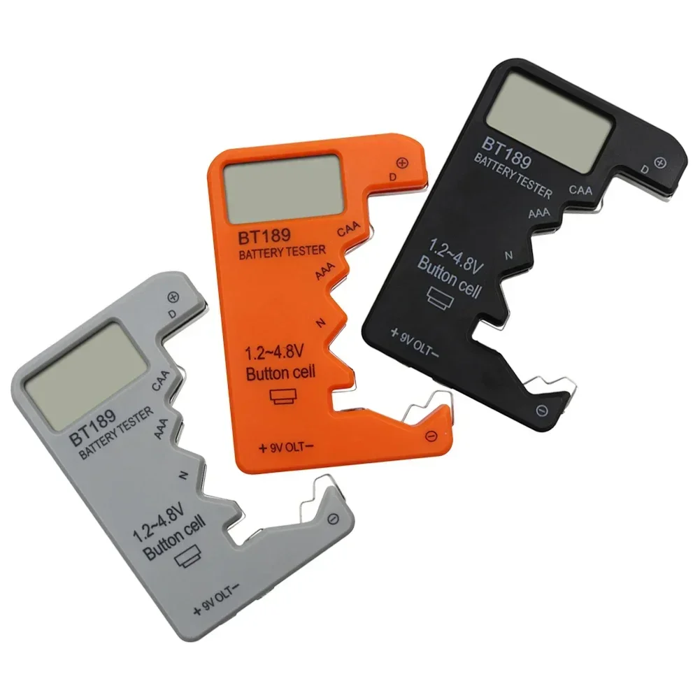 Детектор батареи 9 В BT189 Тестер Точные чтения Прозрачный ЖК-дисплей Компактное и