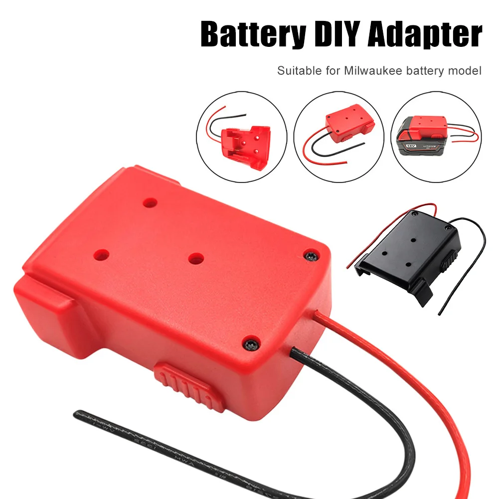 

Power Wheel Adapter Secure Battery Adapter For Milwaukee 18V Lithium Battery Good Power Convertor For DIY Skateboard/Toy Car