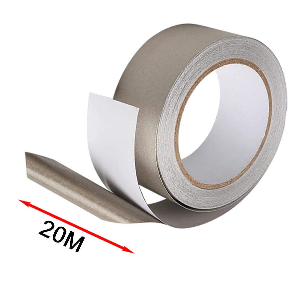 

20M Single-Sided Adhesive Conductive Cloth Tape Interference Shielding Isolation Electromagnetic Radiation Protection 1PCS