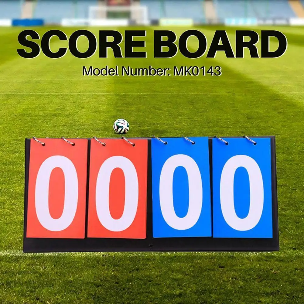 Multi Digits Scoreboard Score Flipper Portable Basketball Sports Outdoor Badminton Coach Scoreboard Tennis Football Board S C0A7