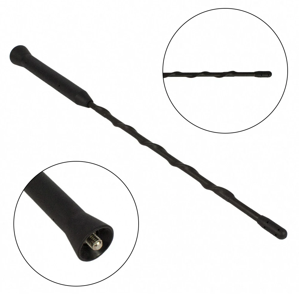 

Car Exterior Accessories Car Antenna Mast Antenna Parts Replacement 1pc 40.5cm*1.5cm ABS Automotives Roof Black