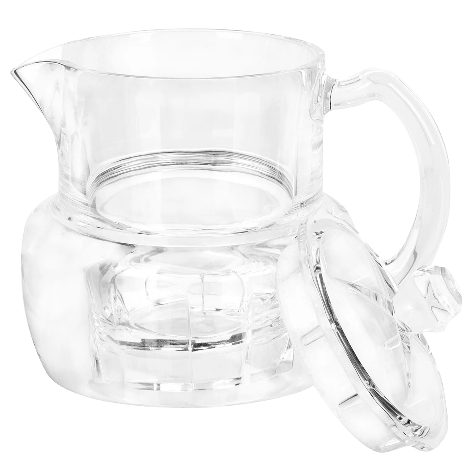 

Honey Syrup Dispenser Pot Pitcher Jar Bottle Container Jam Storage Kitchenjug Watermaple Pancake Pourer Beehive Holder Lid