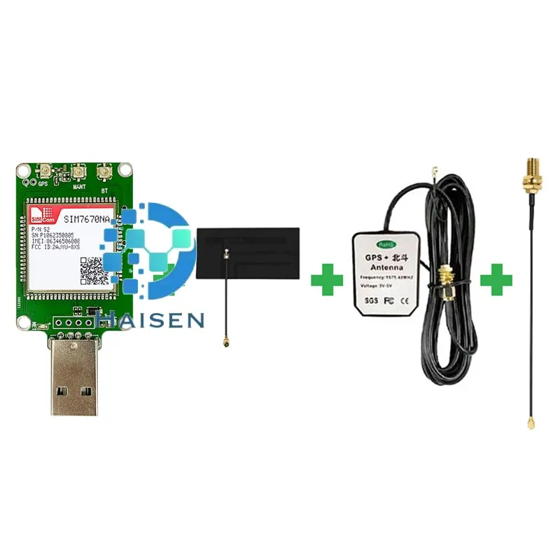 HAISEN SIMCOM SIM7670NA-MNGV USB DongleSIM7670NA-MNGV-Dongle Макетная плата LTE CAT1 + GPS чип Qualcomm SIM7670