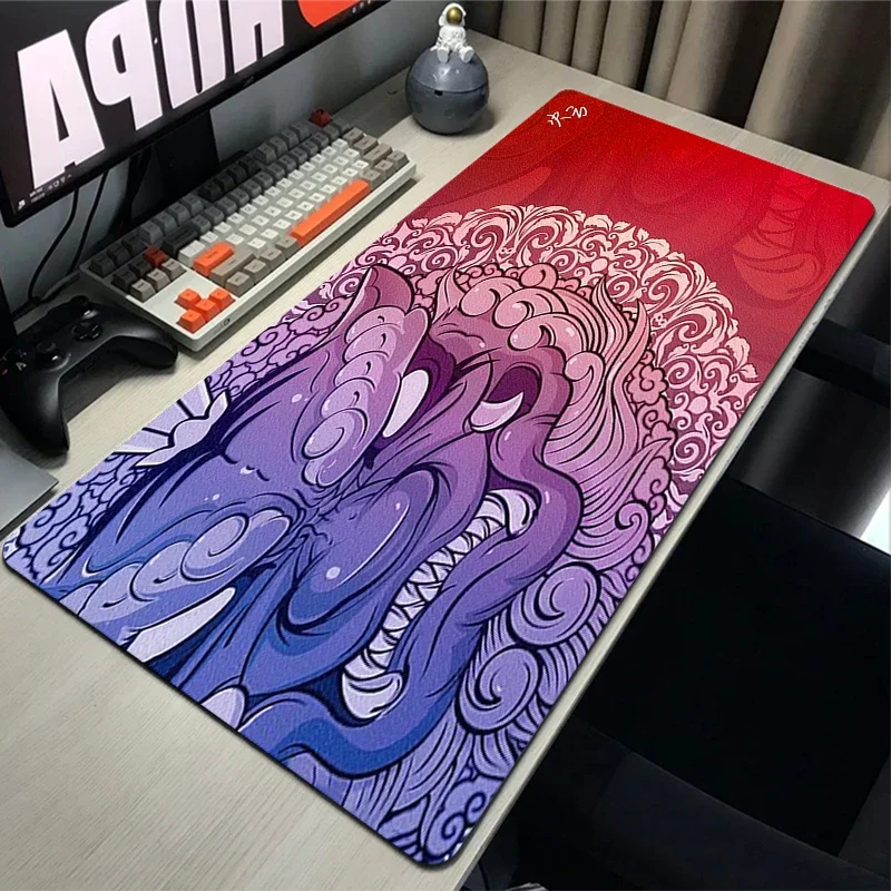 

Xxl Mousepad Speed E-sports Tiger Playmat Anime Mouse Pad 900x400 Computer and Office Table Mat Keyboard Gaming Mats Deskmat