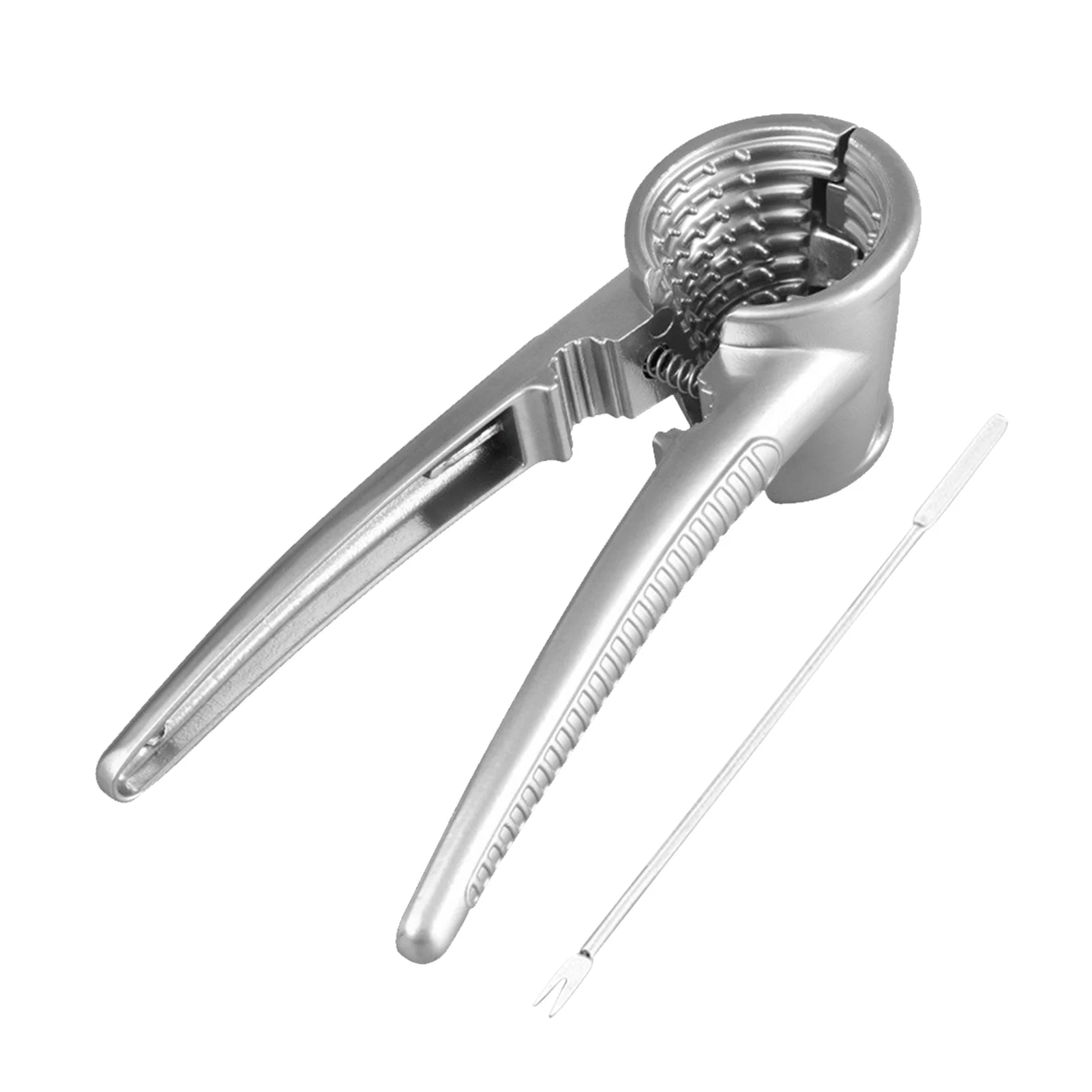 

Portable Non Slip Durable Handheld Multifunctional Home For Walnuts Nut Cracker Funnel Shaped Heavy Duty Practical Anti-splash