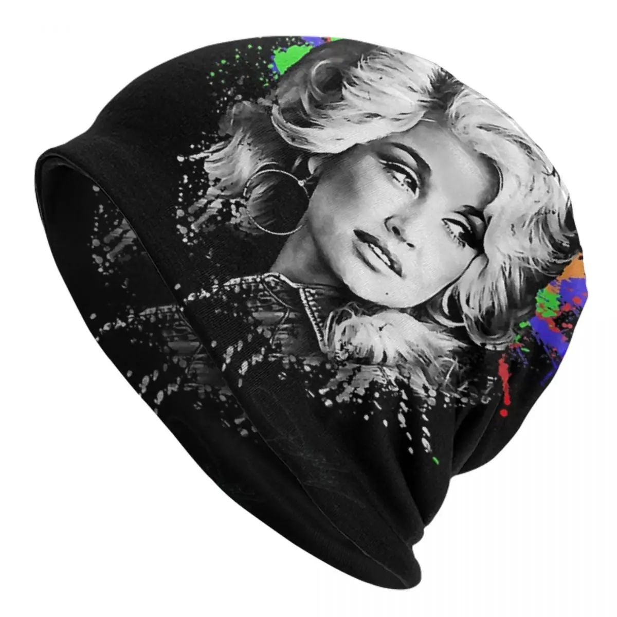 

Ретро Винтажные подарки Dolly Parton мужская шапка s шапка для мужчин винтажная мужская шапка Балаклава маска облегающие шапки для женщин мужчин