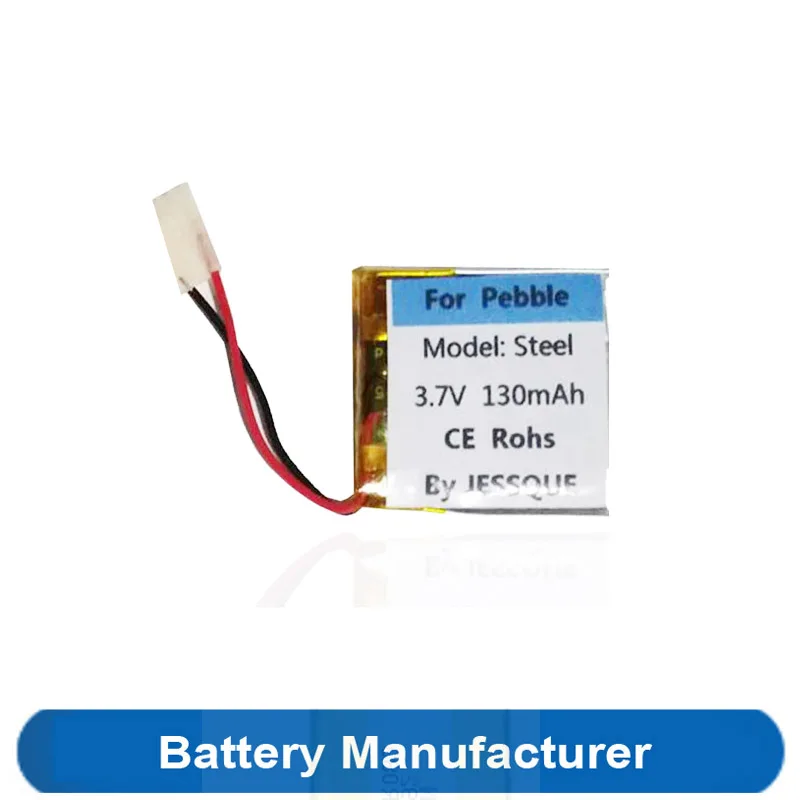 

Original Replaces "0" Cycle 130mAh Battery For Pebble Steel Smart Watch Batterie Accumulator AKKU