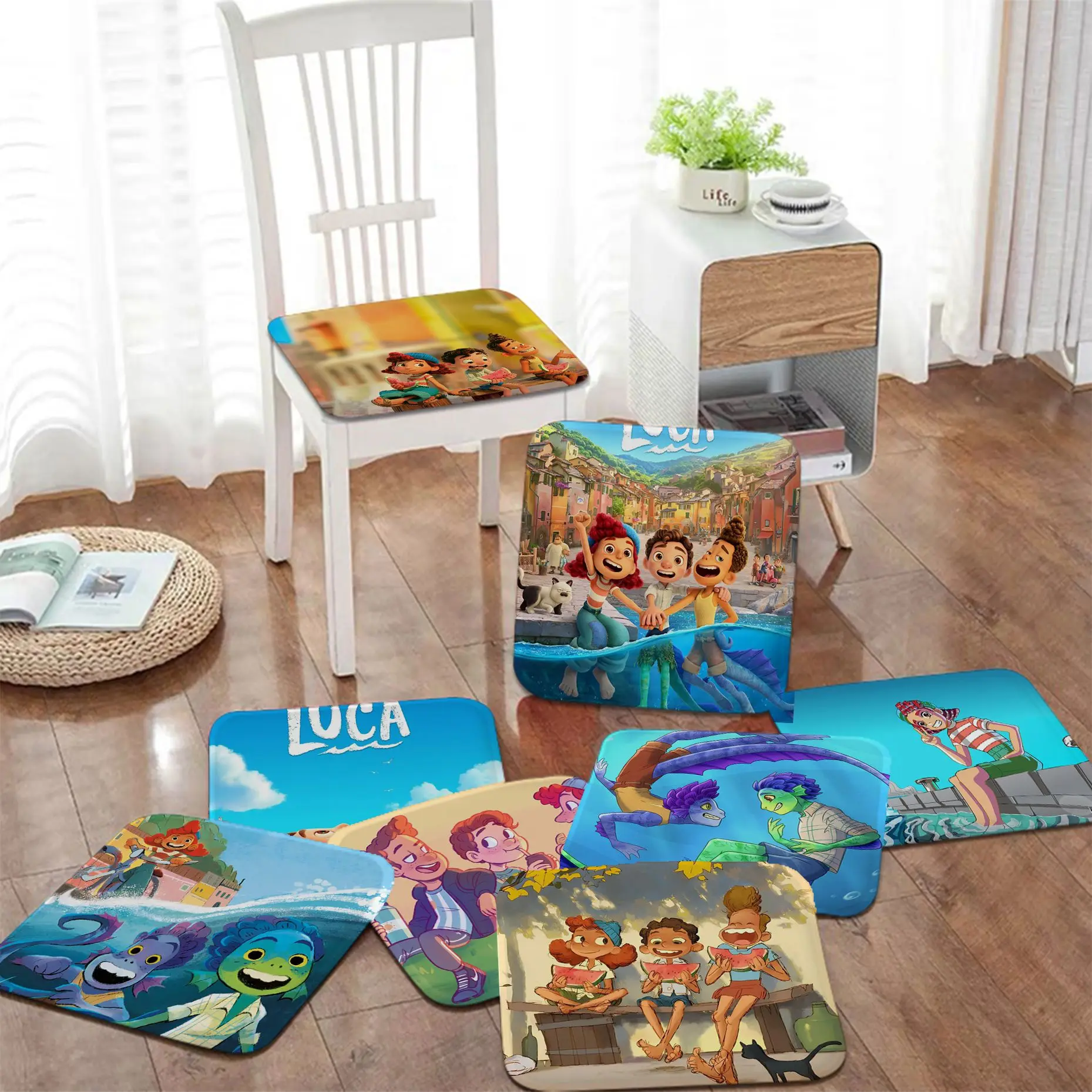 

Disney Luca Creative Seat Pad Household Cushion Soft Plush Chair Mat Winter Office Bar Cushions Home Decor