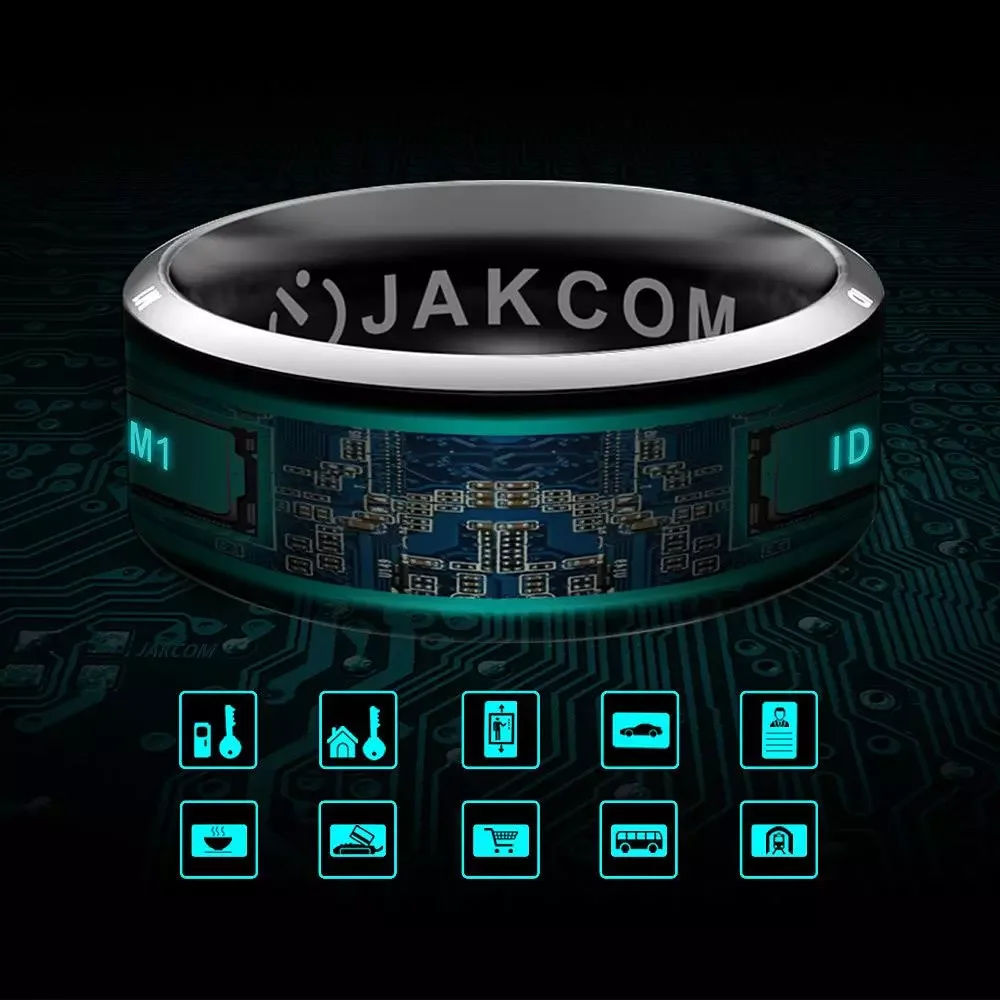 Jakcom R3F Smart Ring New Technology Magic Finger For iOS Android Windows waterproof High Speed NFC Phone Smart Wristbands