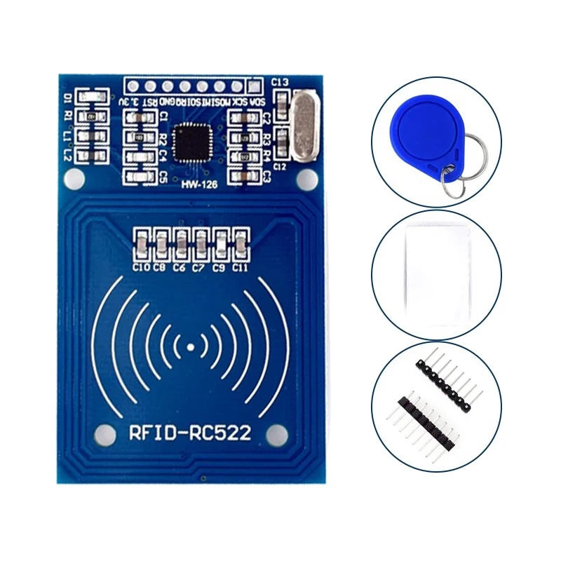 Флуоресцентный Модуль RFID RC522 для отправки карты S50 Fudan брелок часов nmd raspberry pi