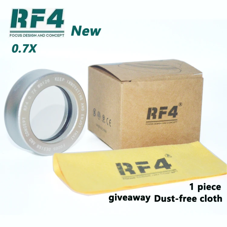 

Вспомогательные Объективы RF4 WD165 0.5X 0.7X 0.48X, фотообъективы для тринокулярного стереомикроскопа, стеклянная линза для Барлоу