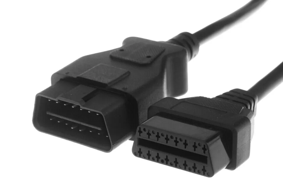 Кабель-удлинитель OBDII 16-контактный штекер-гнездо Bluetooth ELM327 OBD2 1 5 м |