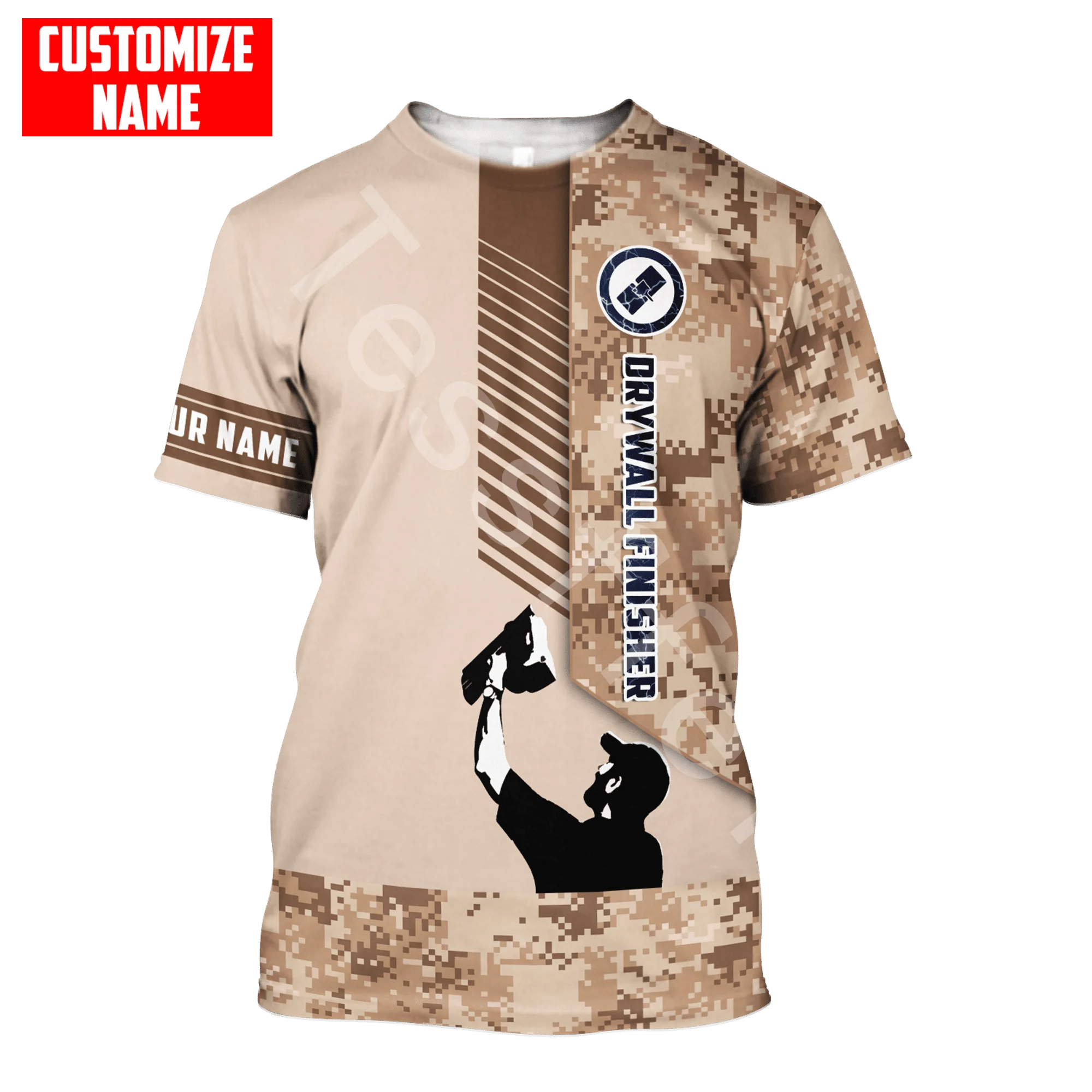 

Tessffel Drywall Finisher 3D Printed 2022 New Fashion Summer Harajuku T-shirt Unisex Top O-Neck Short Sleeve Drop Shipping D13