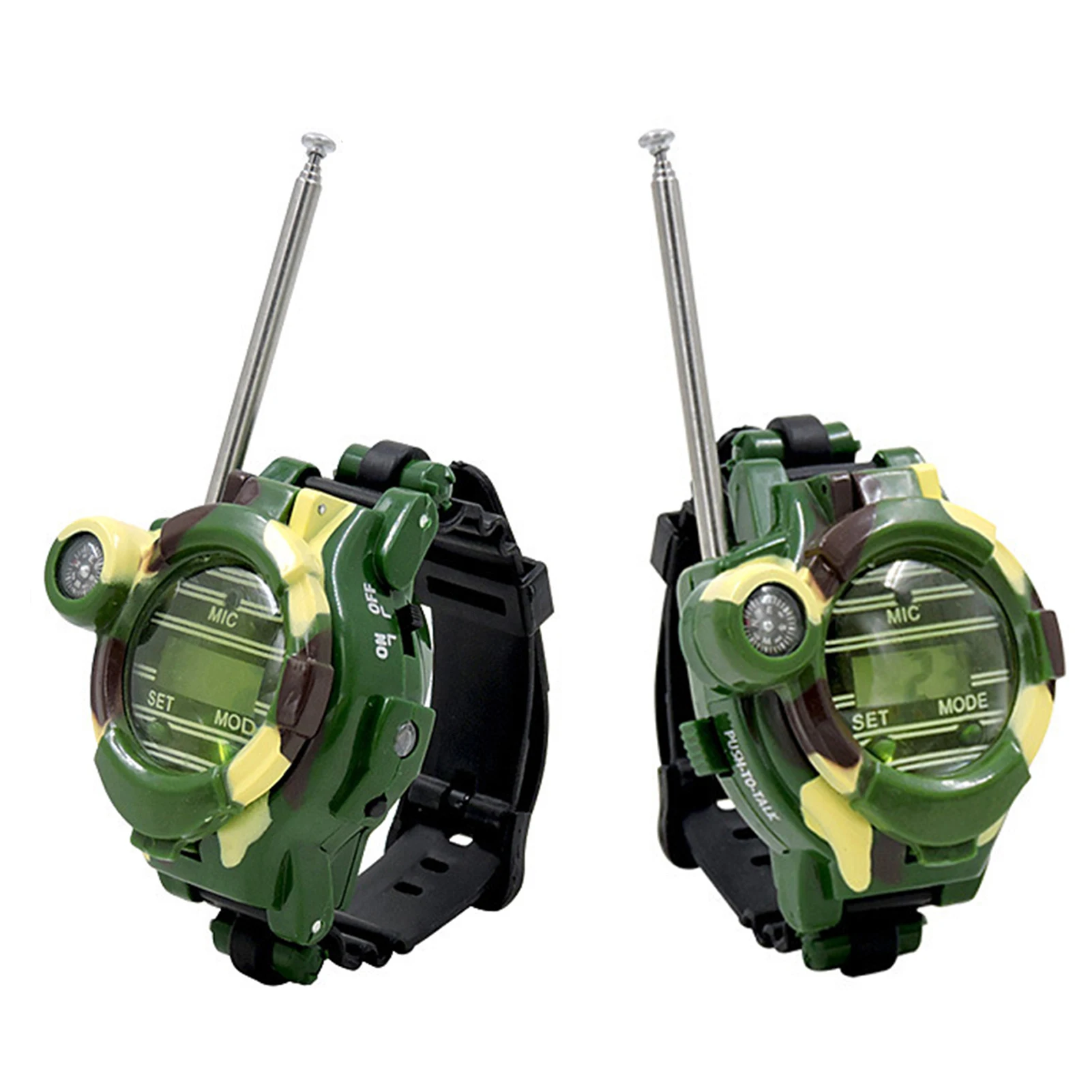 

Walkie Talkies Watch 7-in-1 Function Spies Watch Toys Built-in Microphone Funny Game Interphone Gear For Boy Girls Keep In Touch