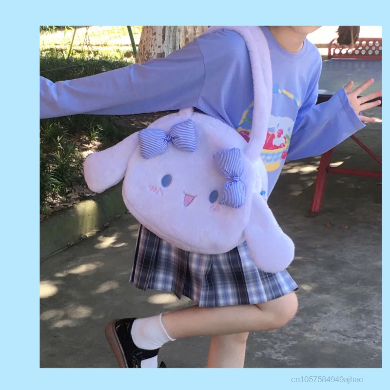 Sanrio Cinnamoroll милые сумки женские плюшевые Y2k сумки-мессенджеры на плечо в японском