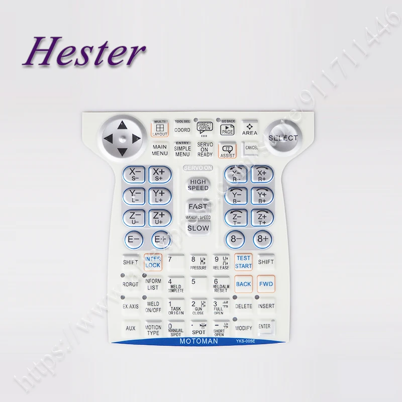 

YKS-005E мембрана клавиатура с пленкой для Yaskawa, робот, научить подвеску Motoman, YKS-005E пленка, передний слой