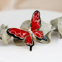 european and american high end exquisite enamel drip oil butterfly insect brooch ladies clothing accessories pin brooch