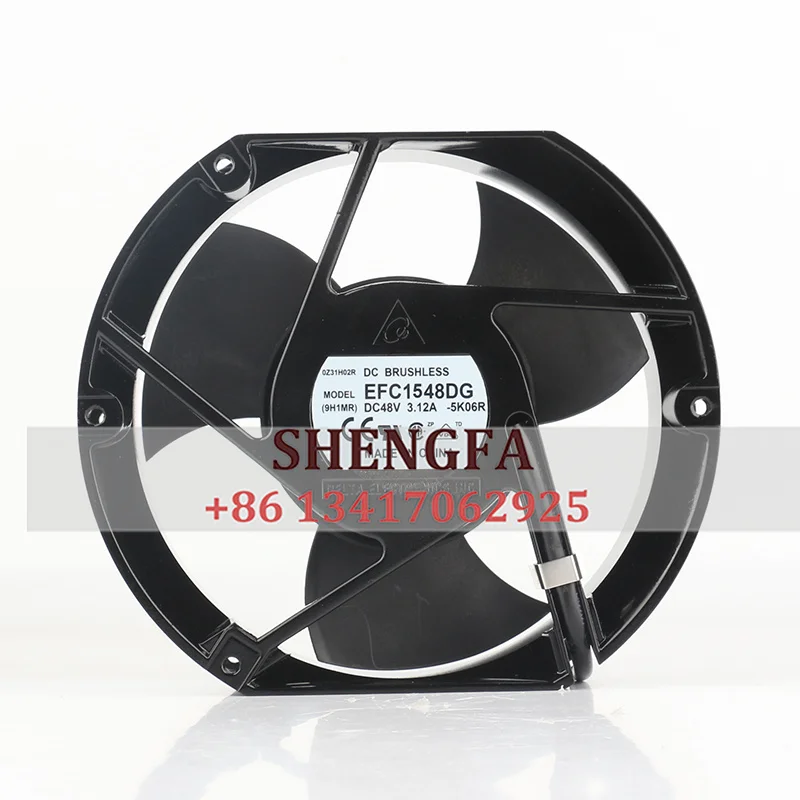 Двухшаровой вытяжной вентилятор охлаждения Delta 12 в 24 В постоянного тока 48 EFC1548DG