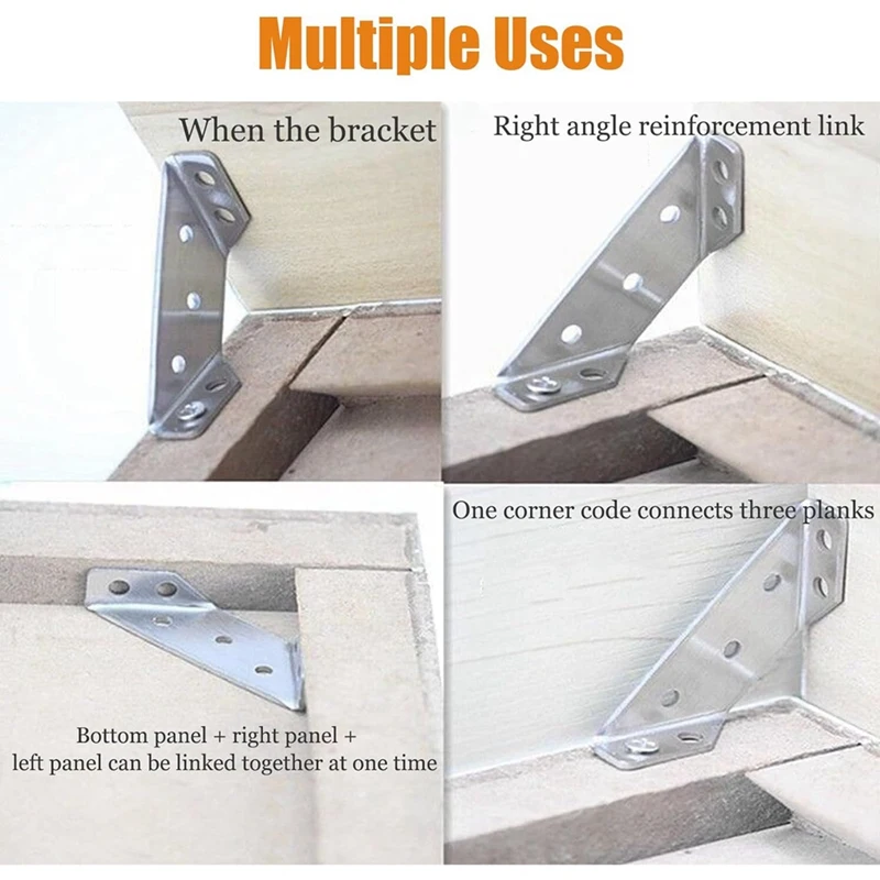 10 шт. угловые кронштейны угловой соединитель треугольная опорная рама кронштейн