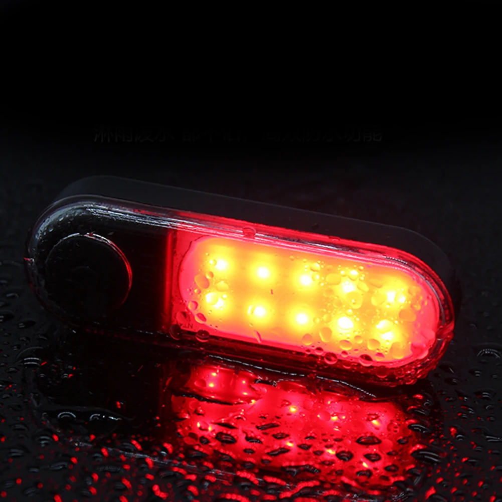 

Bicycle Bike Taillight Lights Cycling Light Safety Flashing Light 71x24x23mm For Mountain Bike Headlights/ Taillights/ Helmet