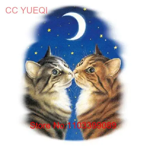 Футболка Moonlight Kiss Cats Cat размеры/цвета