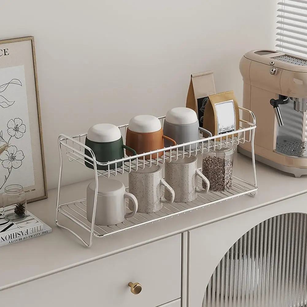 Компактная полка для специй 2-уровневая Вертикальная настольная кухонный