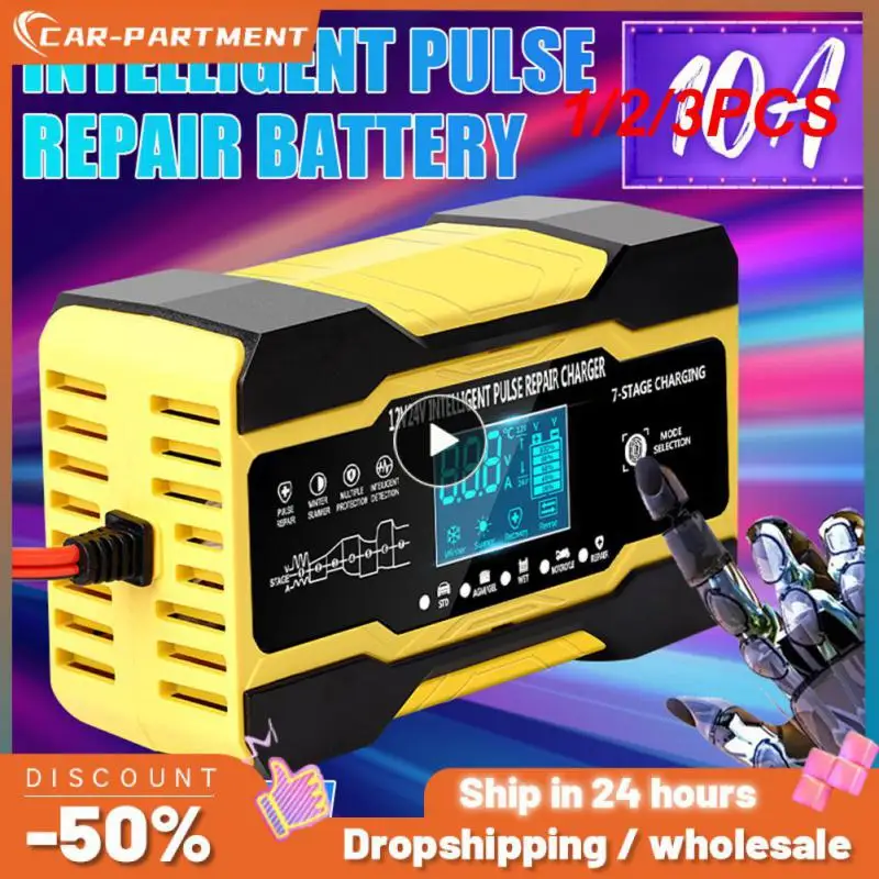 

1/2/3 шт., автомобильное зарядное устройство для аккумуляторов, 12 В