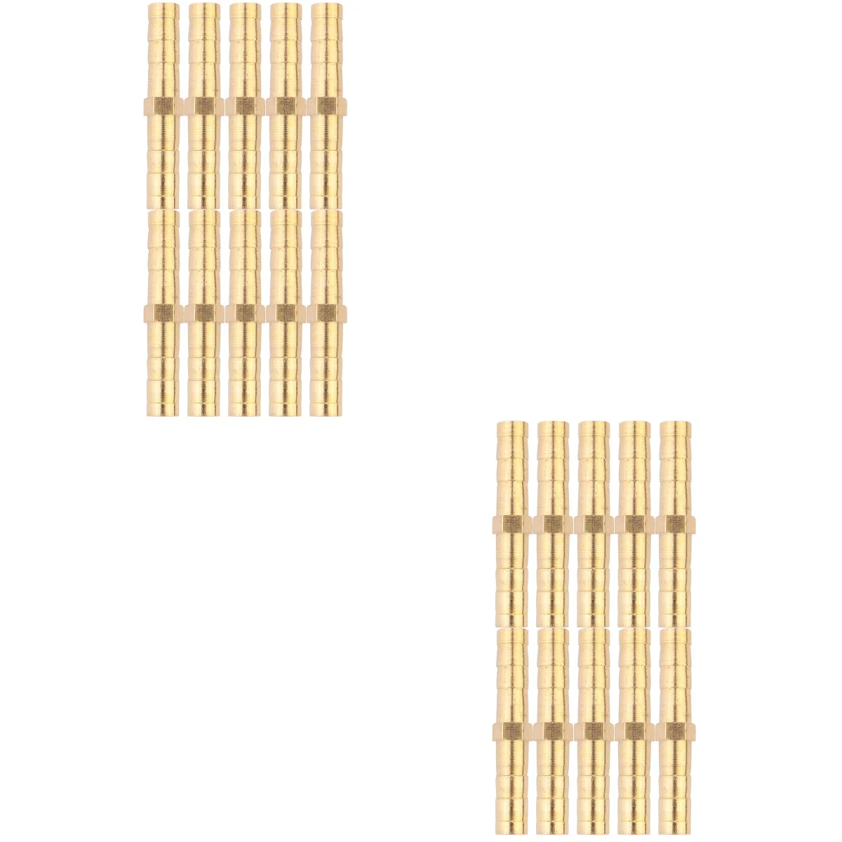 

20 шт., 6 мм штуцер для шланга, заглушка перегородки, труба с зазубринами, равномерный прямой воздушный газ, латунный штуцер, фитинг с зазубрин...