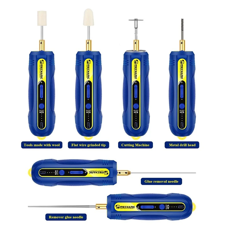 MECHANIC IR10 PRO OCA Phone LCD Screen Degumming Shovel Glue Tool  Adjustable Speed ​​Glue Remove Pen Grinder Rubber Separator