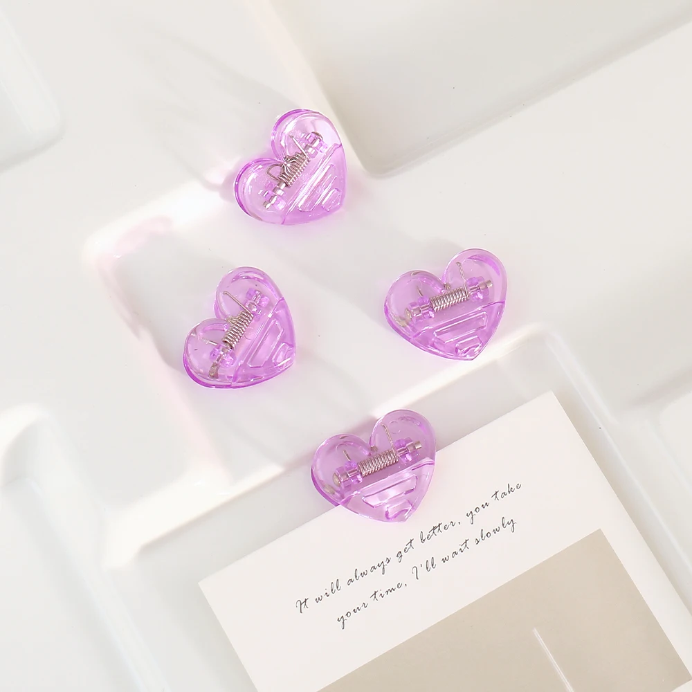 10 шт. зажимы для бумаги в виде сердца