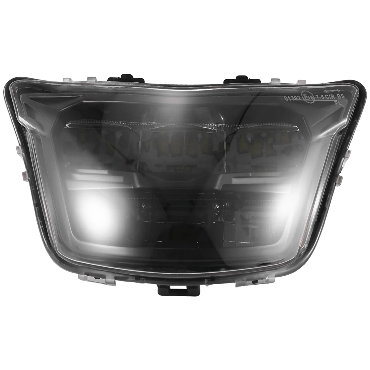 

Smoke 12V Motorcycle E-Mark E13 LED Front Headlight Lamp Light Assembly for YAMAHA LC150 LC 150 Y15ZR 15 2017