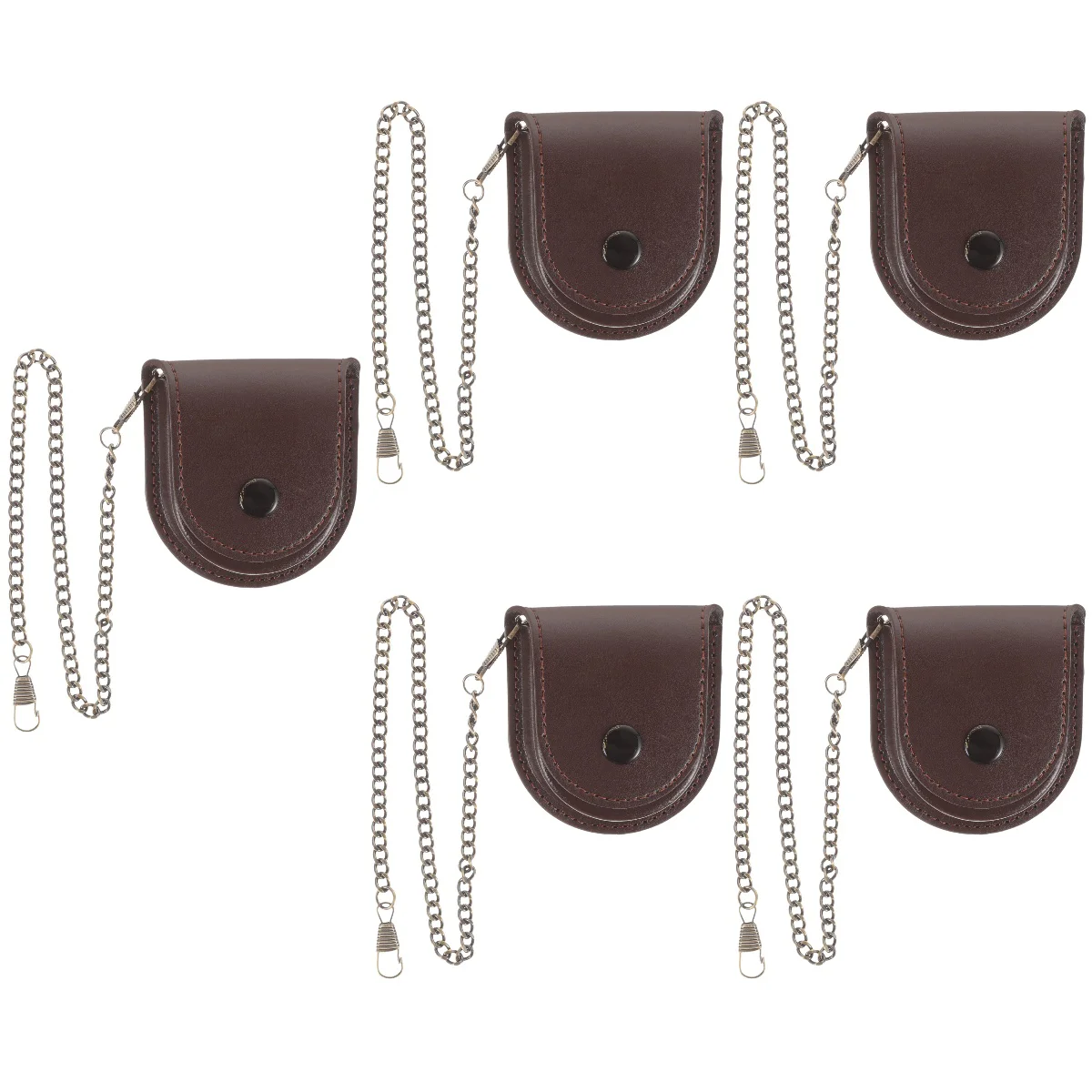 Pocket Watch Case Pu Holder Chain Design Container Retro Bag Outdoor Storage