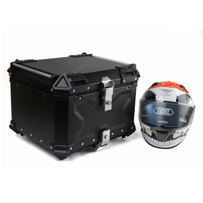 

High-end Motorcycle Top Box 28L/36L/45L/55L/65L/80L Motor Aluminum Cajas Para Motos De Metal Waterproof Motorcycle Tail Boxes