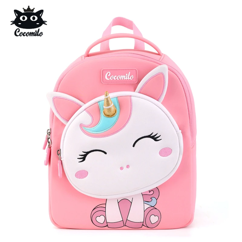 

Cocomilo Kids 3D Cartoon Unicorn School Bags for Girls Fashion Children Backpacks Kindergarten Animal Print Toddler Backpack