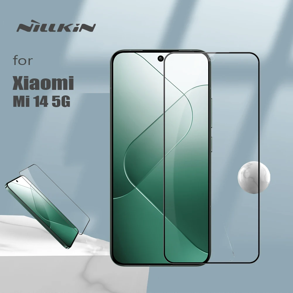 Для Xiaomi Mi 14 5G Nillkin закаленное стекло CP + PRO полное покрытие клейкая защитная пленка