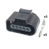 1 set 5 ways automobile wiring terminal socket for vw audi auto wire plug car waterproof connector 8k0973705