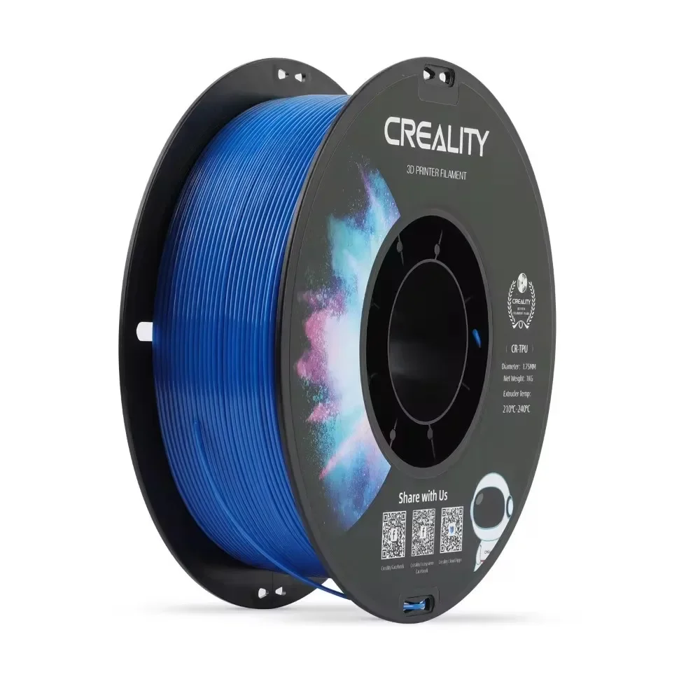 Филамент CREALITY CR-TPU 1,75 мм для 3D-печати: высокоэластичный, мягкий, адгезивный материал, экологически чистый, диаметр нити (art.: 3920d2b062e4f) - 3920d2b062e4f