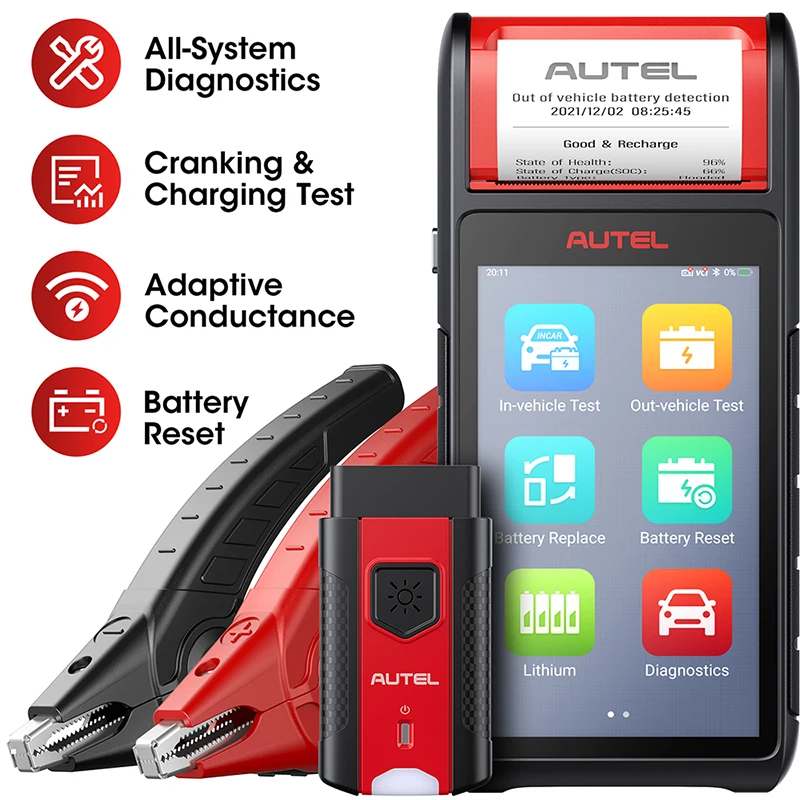 

Тестер батареи Autel MaxiBAS BT608E диагностические инструменты все системы OBD2 сканер 6 в 12 В тестирование батареи бесплатное обновление PK BT506
