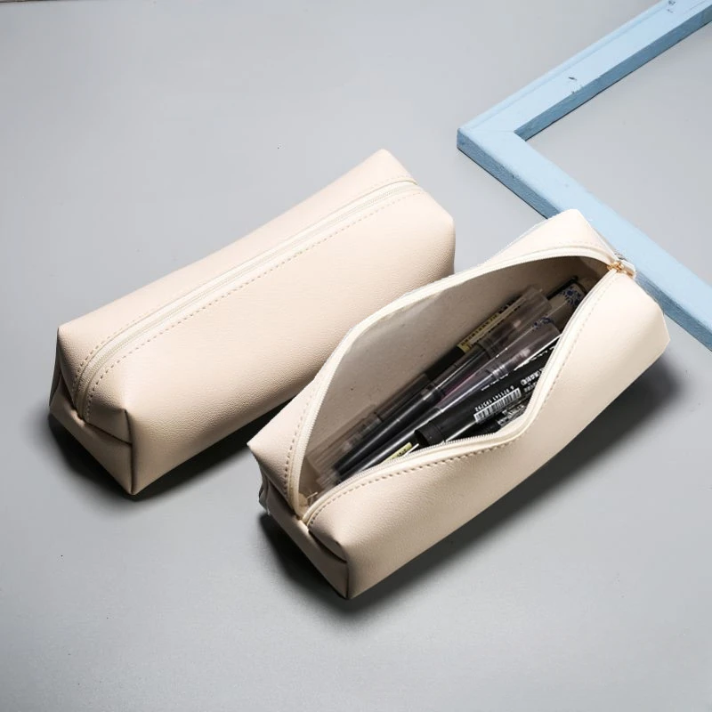 Bag Stationery Holder Case Storage Box Zipper Pencil Pouch Student School Supplies