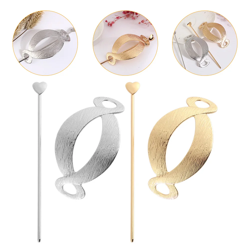 

2Pcs Hair Slide Pin Hair Stick Clip Hair Barrette Hair Accessories for Girls