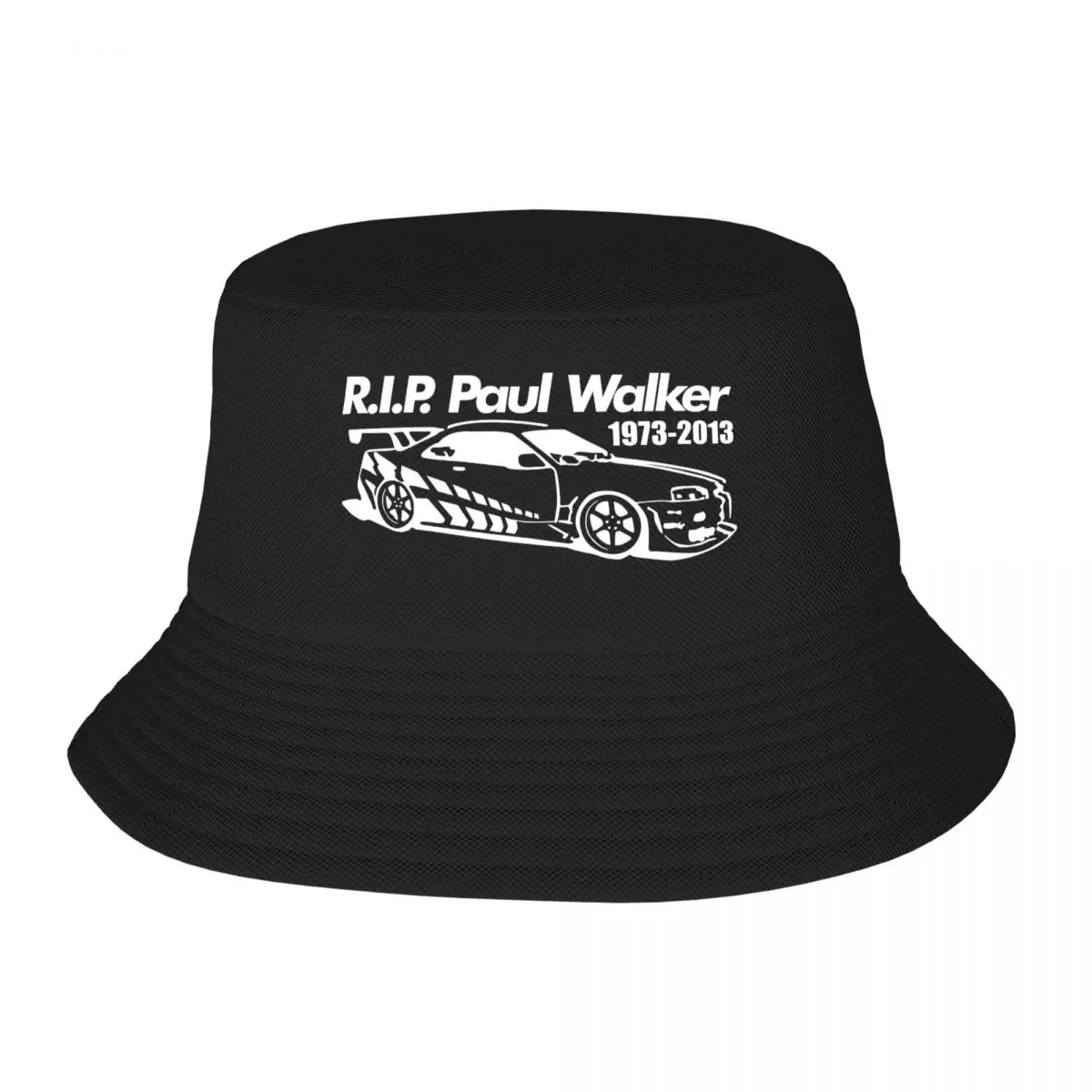 

Rip Paul Walker Fast Furious Bucket Cap Summer Fisherman Caps Sport Beach Sun Fishing Hat Girl Boy Funny Print Bob Panama Hat