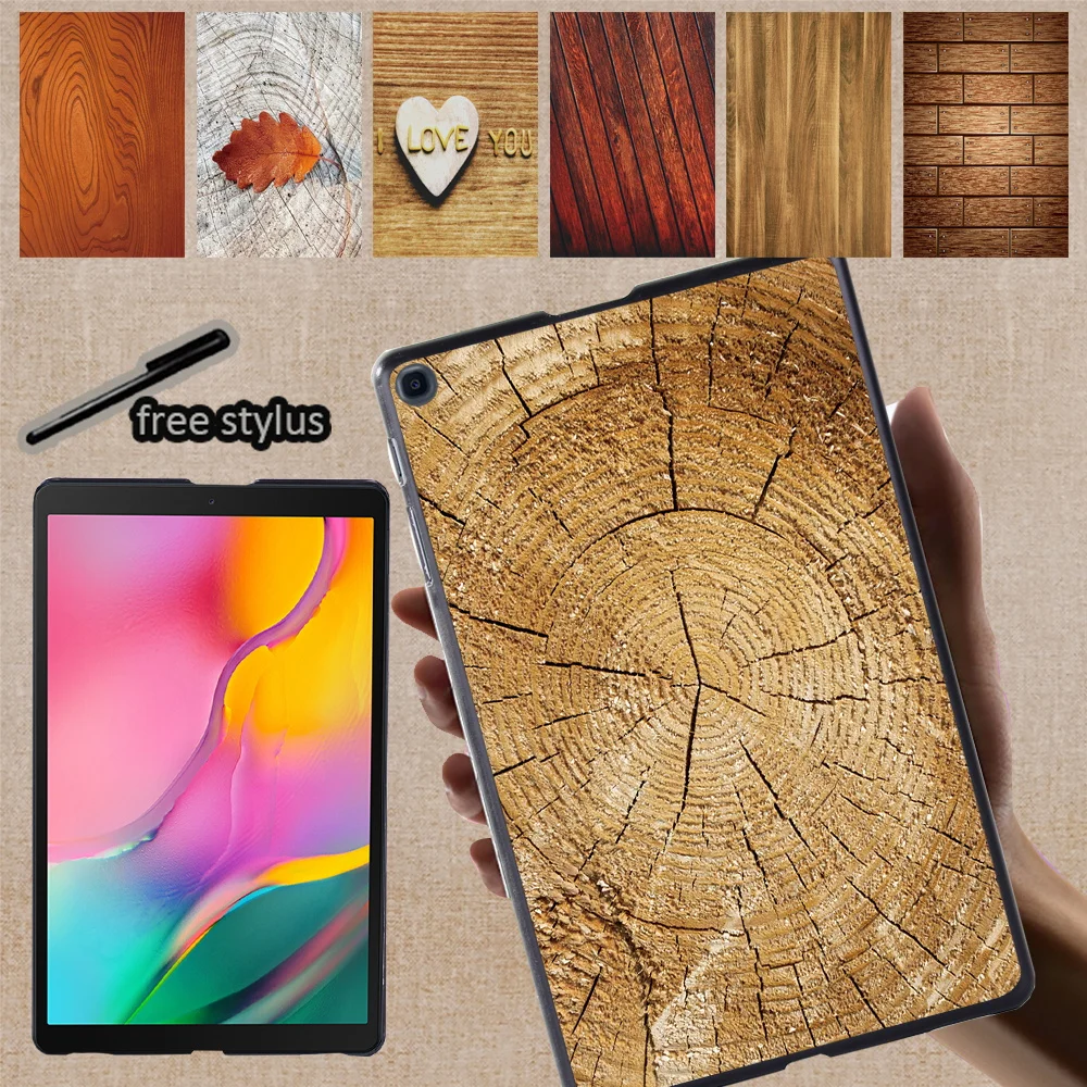 

Чехол для планшета Samsung Galaxy Tab S7 11/Tab S6 Lite 10,4/Tab S6 10,5/Tab S4 10,5/Tab S5e 10,5 дюйма, задняя крышка с деревянным принтом